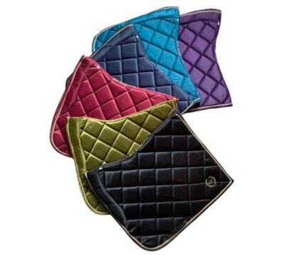 Dressage Saddle pads with Gold Embelishments