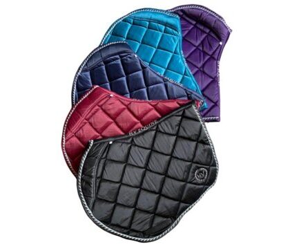 Show Jumping Saddle pads with Silver Embelishments